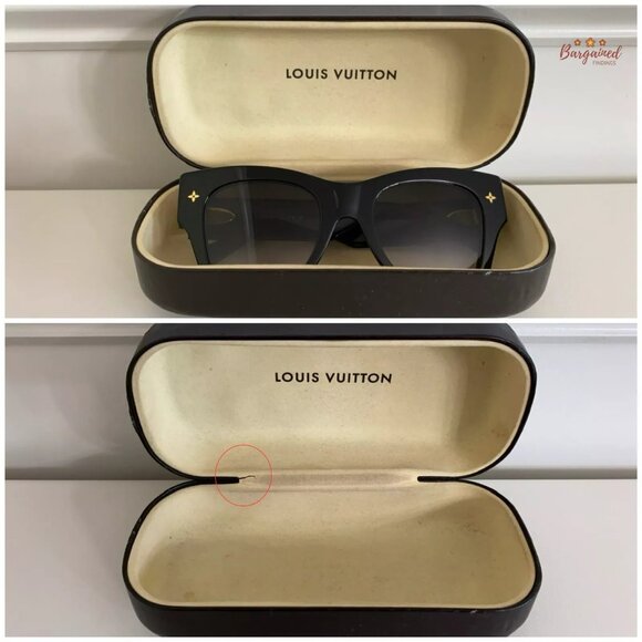Authentic LOUIS VUITTON Black Acetate 2021 Rendez-Vous Square Sunglasses Z1562W - Picture 14 of 14